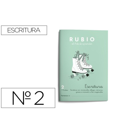 Cuaderno rubio caligrafia nº 2